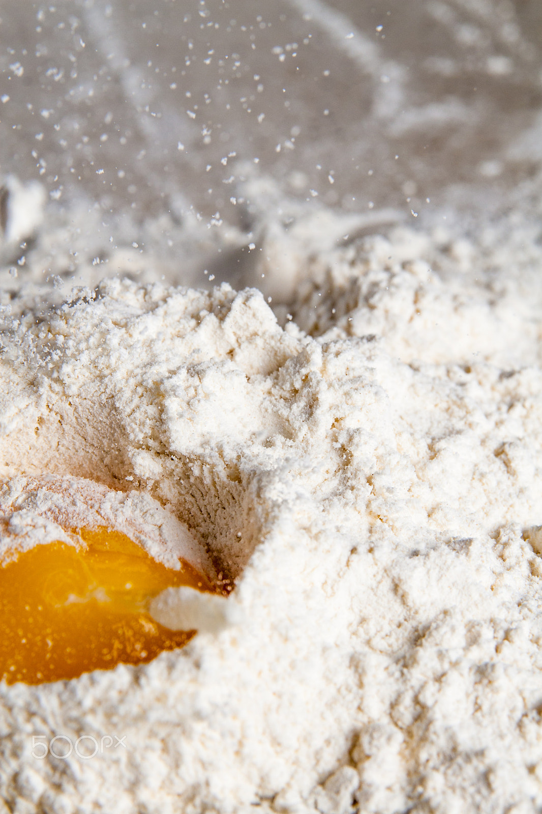 Sigma 17-70mm F2.8-4 DC Macro OS HSM sample photo. Yolk into flour photography