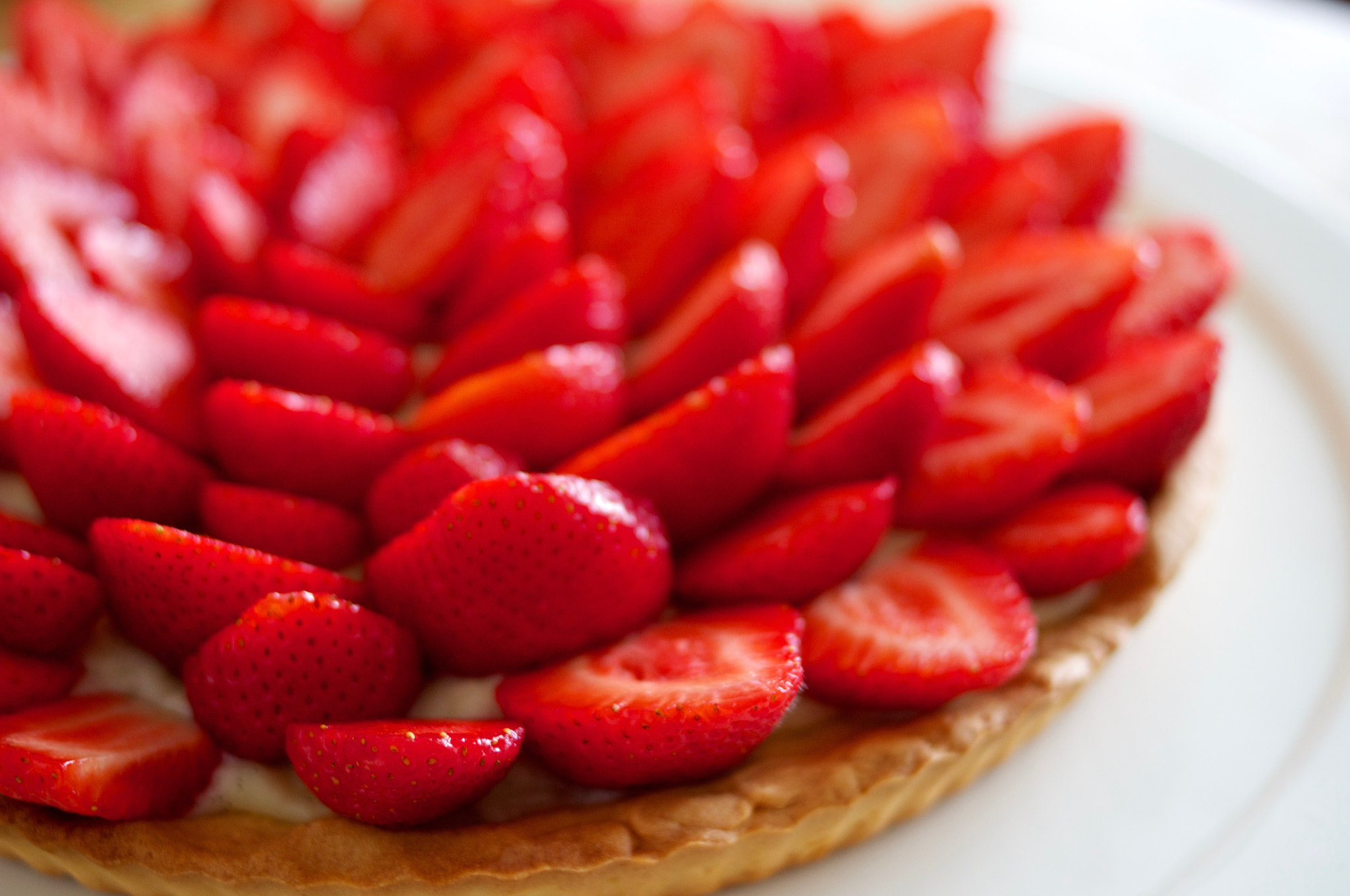 Pentax K-x sample photo. Tarte aux fraises photography