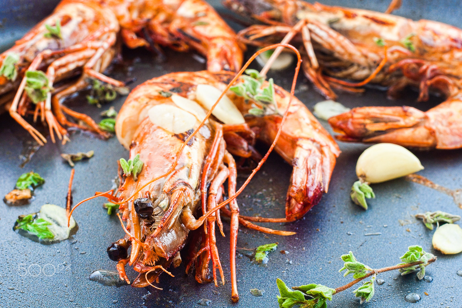Canon EOS 30D + Canon EF 50mm F1.8 II sample photo. Pan fried shrimp photography