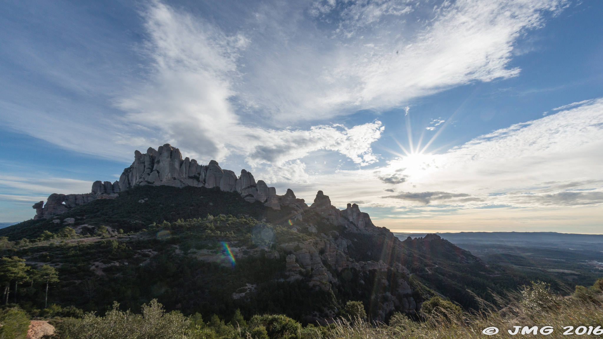 Nikon D610 + Nikon AF Fisheye-Nikkor 16mm F2.8D sample photo. Montanya de montserrat photography