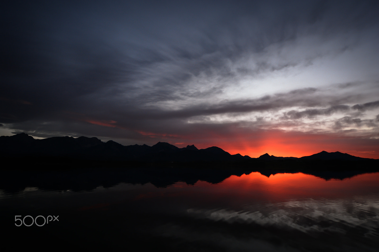 Sigma 12-24mm F4.5-5.6 EX DG Aspherical HSM sample photo. Alps sunset photography