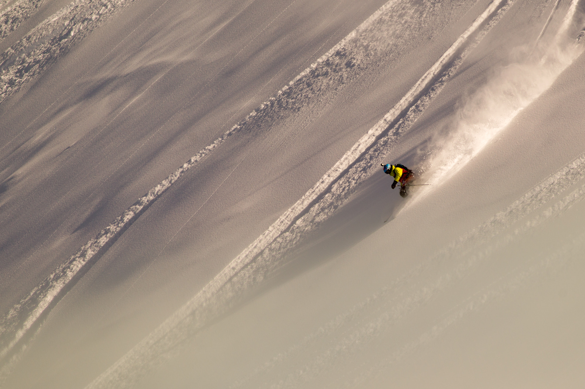 Canon EF 300mm f/4L sample photo. Verbier freeride photography