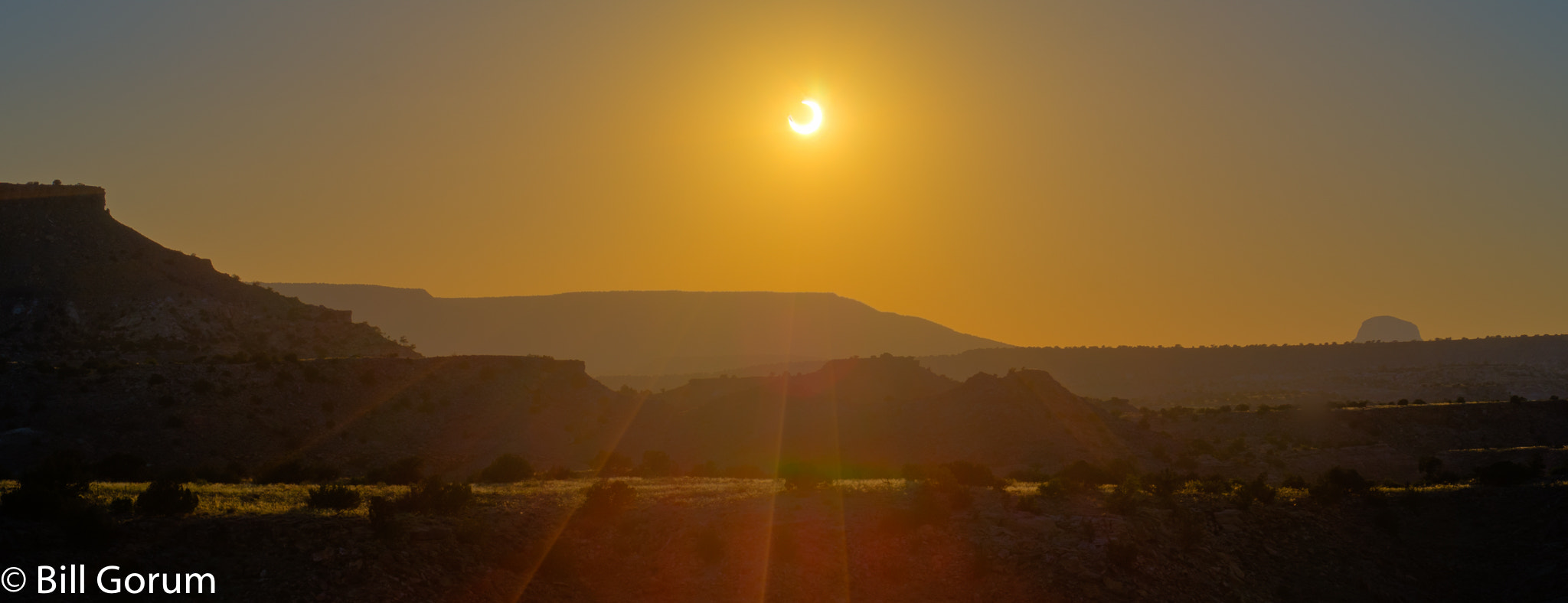 Nikon D7000 + AF-S Zoom-Nikkor 24-85mm f/3.5-4.5G IF-ED sample photo. End of the annular eclipse.  ojito wilderness, nm photography