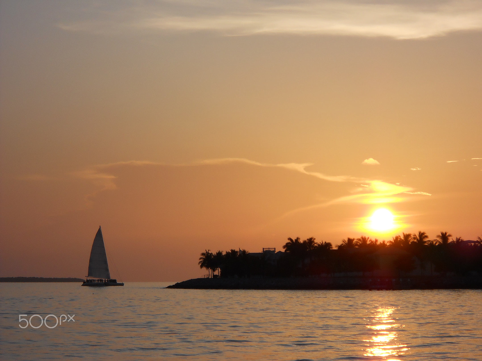 Nikon Coolpix L24 sample photo. Key west sunset photography