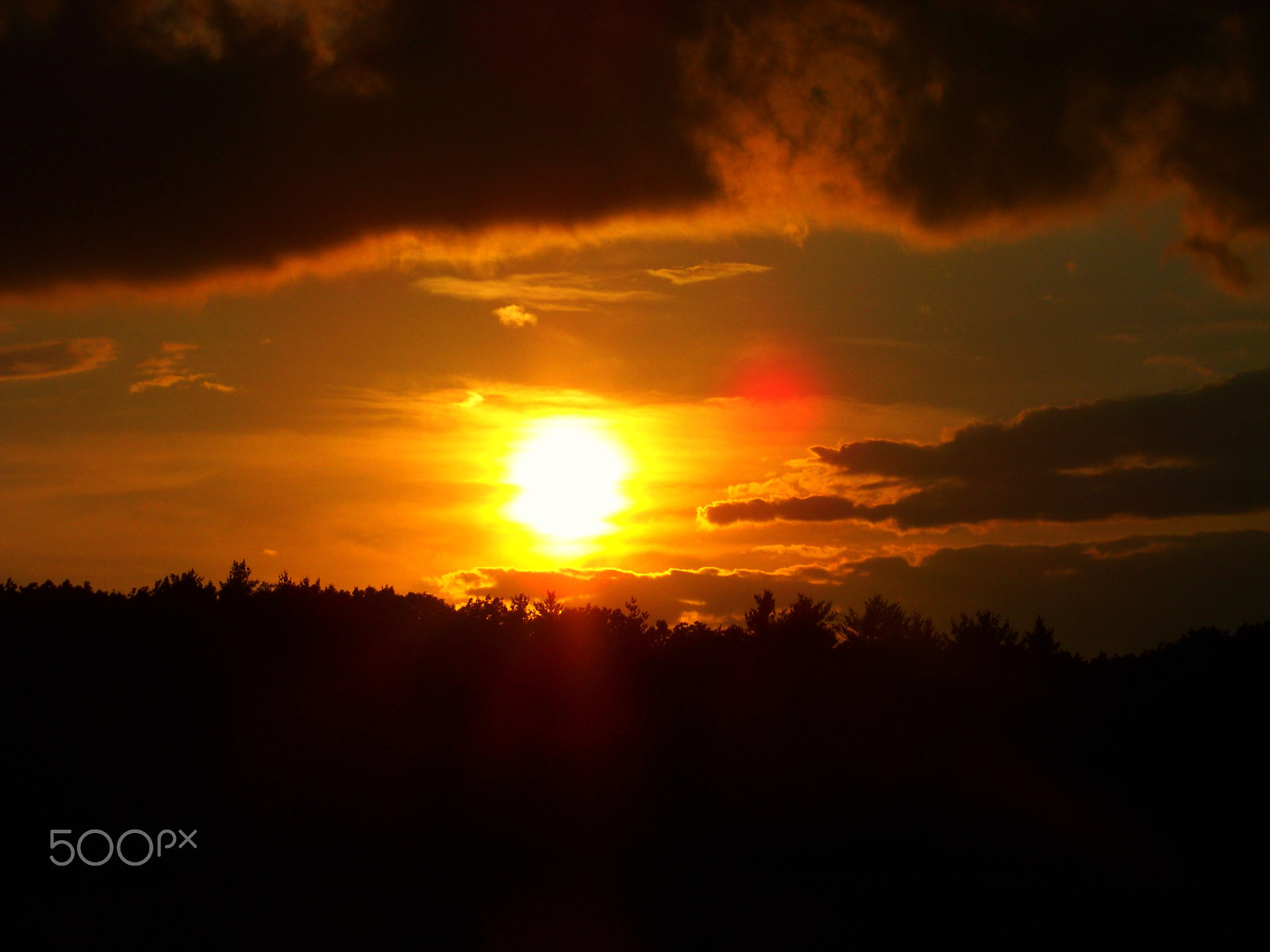 Kodak EASYSHARE Z8612 IS DIGITAL CAMERA sample photo. Sunset at tower hill photography