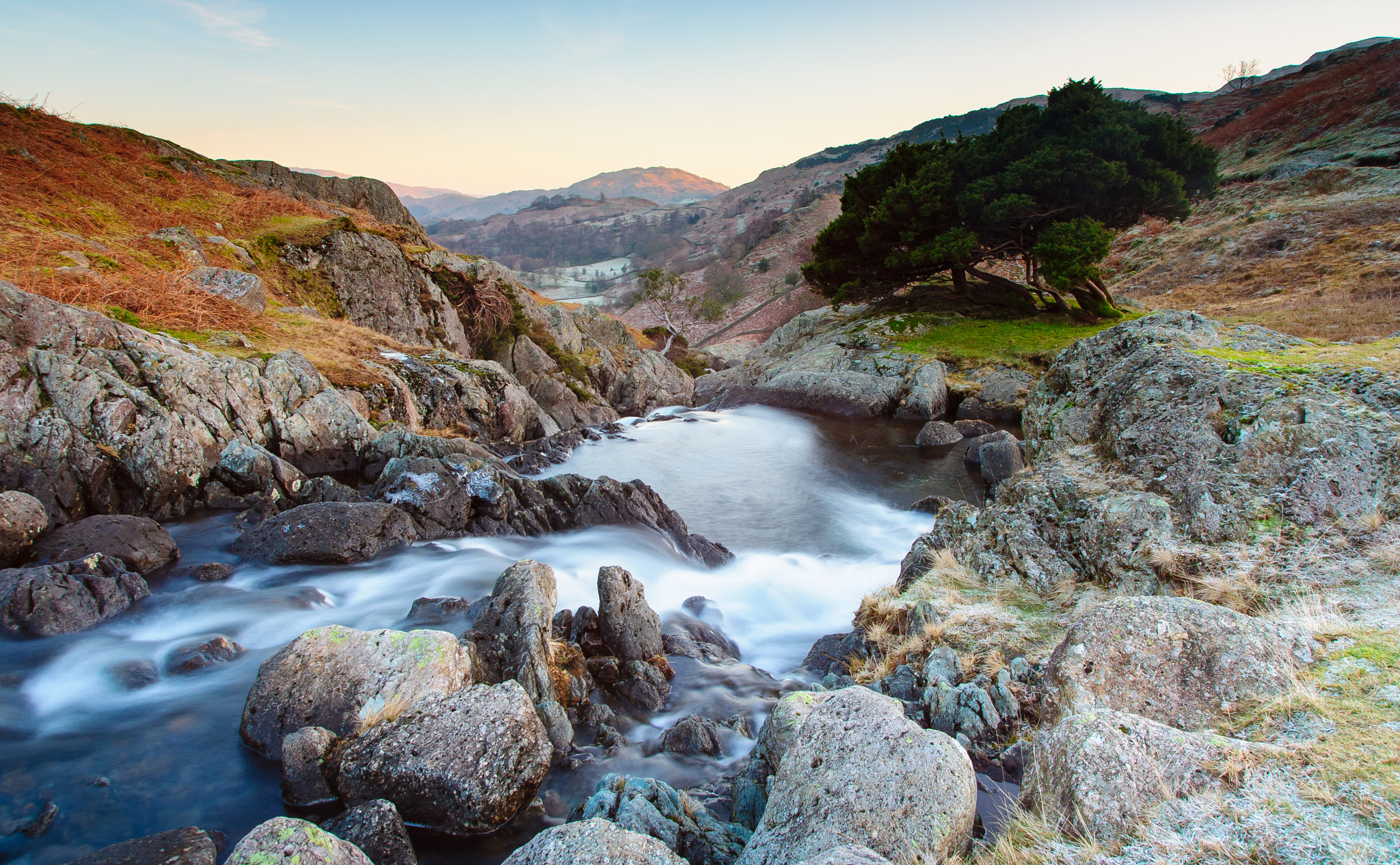 Sony Alpha DSLR-A300 sample photo. Easedale tarn stream photography