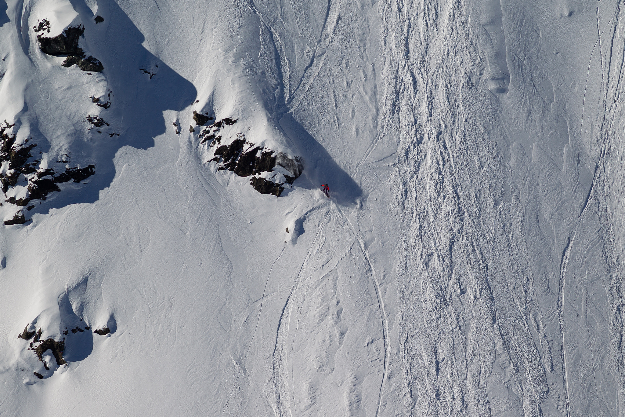 Canon EOS-1D Mark IV + Canon EF 400mm F5.6L USM sample photo. Big mountain snowboarding photography