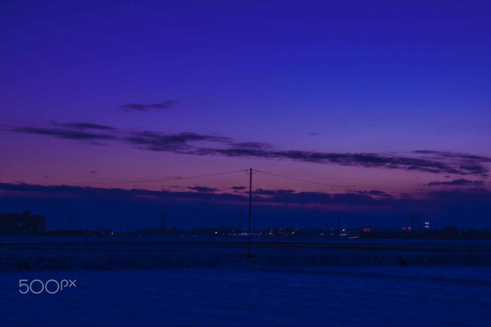 Tamron AF 18-200mm F3.5-6.3 XR Di II LD Aspherical (IF) Macro sample photo. "冬の日暮れ"winter dusk photography