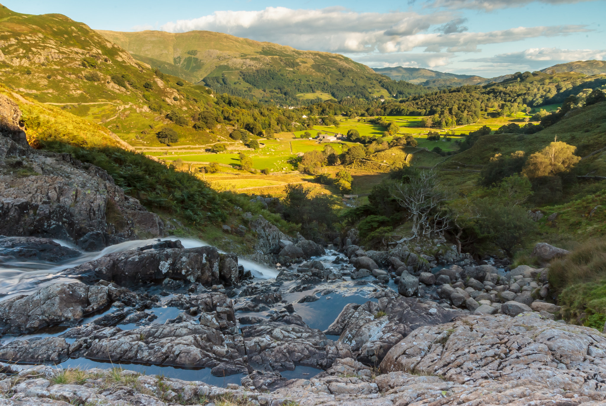 Sony Alpha DSLR-A300 sample photo. Late afternoon above grasmere photography