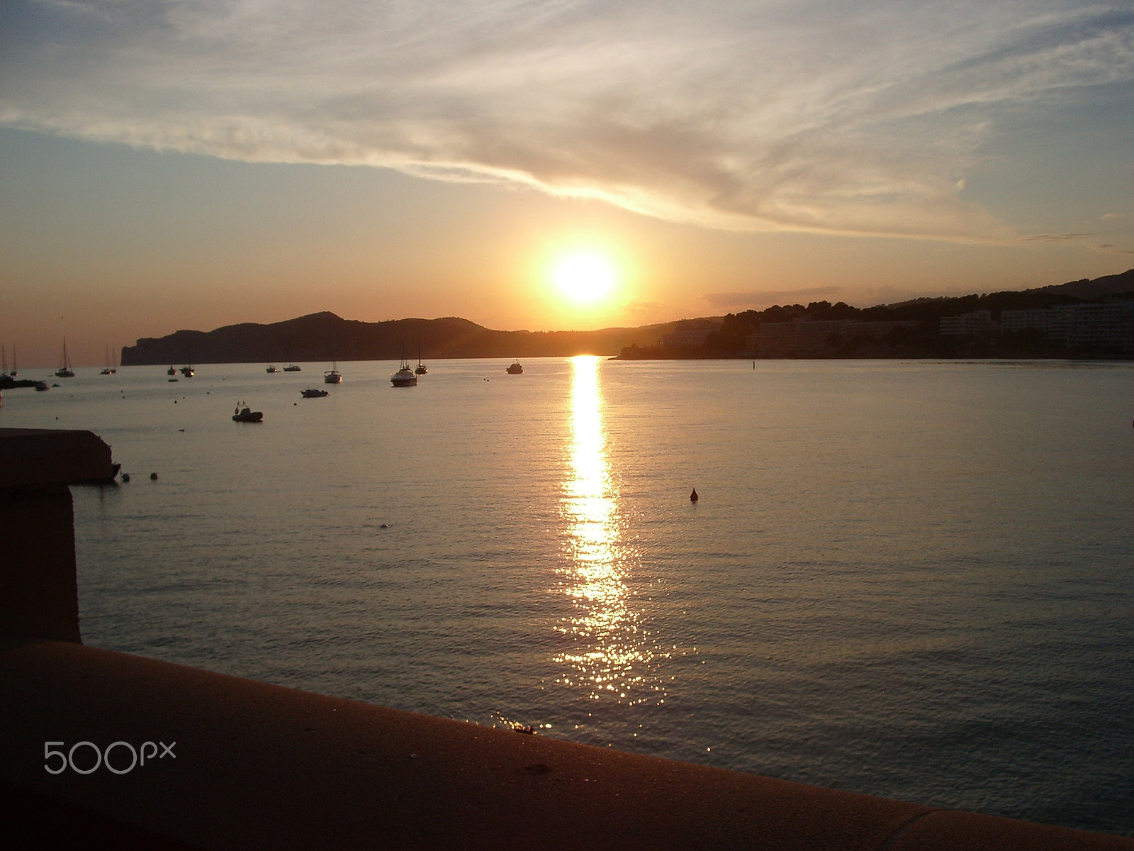 Pentax OPTIO S5Z sample photo. Majorca sunset photography