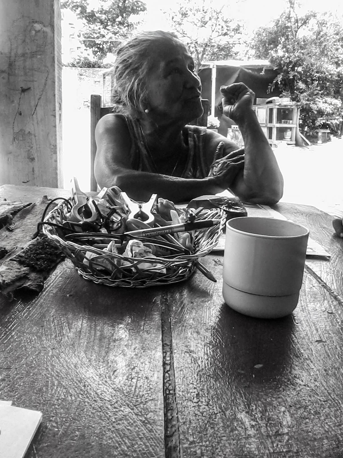 Samsung Galaxy Y sample photo. Grandmother photography