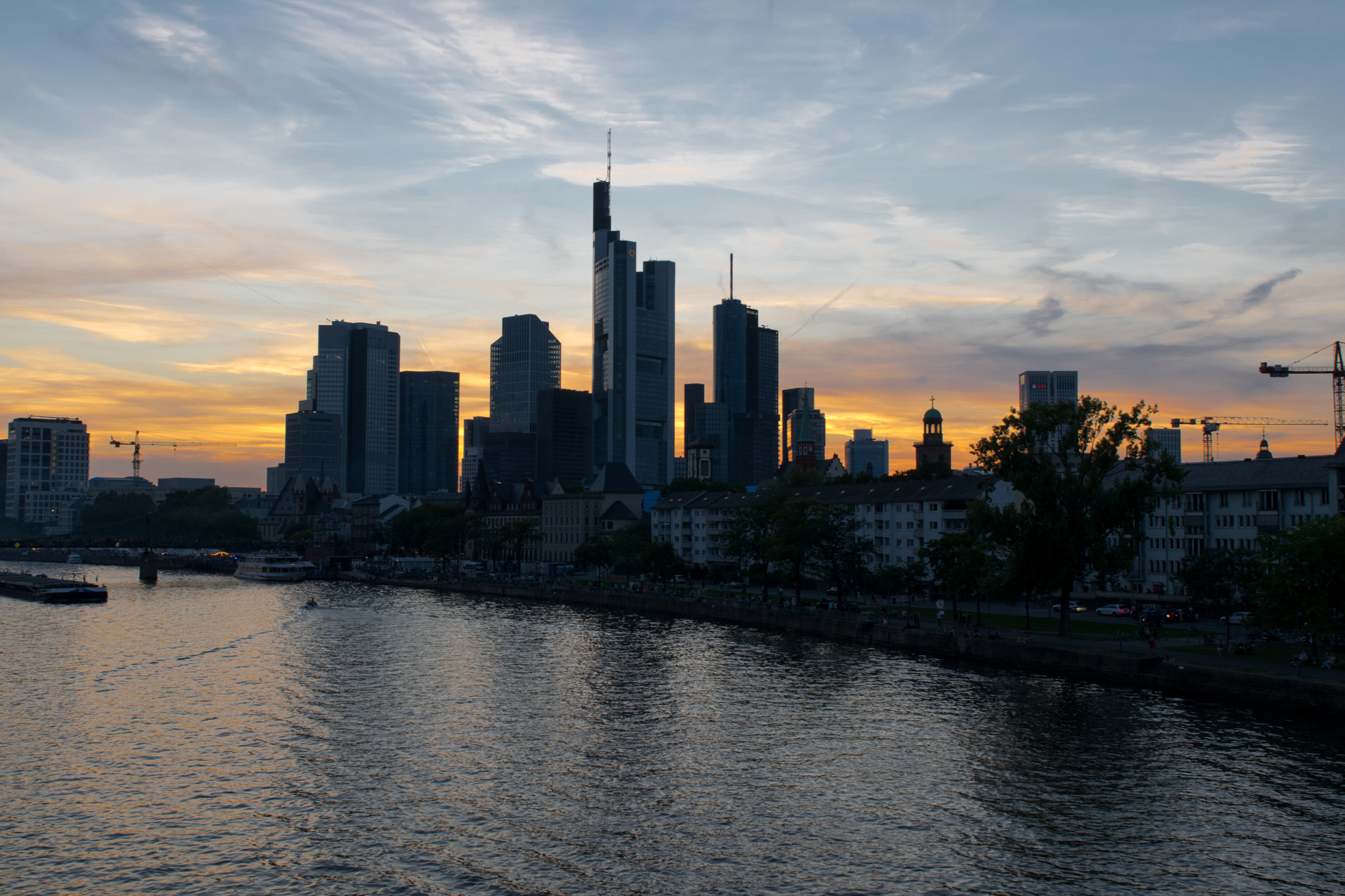 Tamron SP 24-70mm F2.8 Di VC USD sample photo. Frankfurt skyline photography