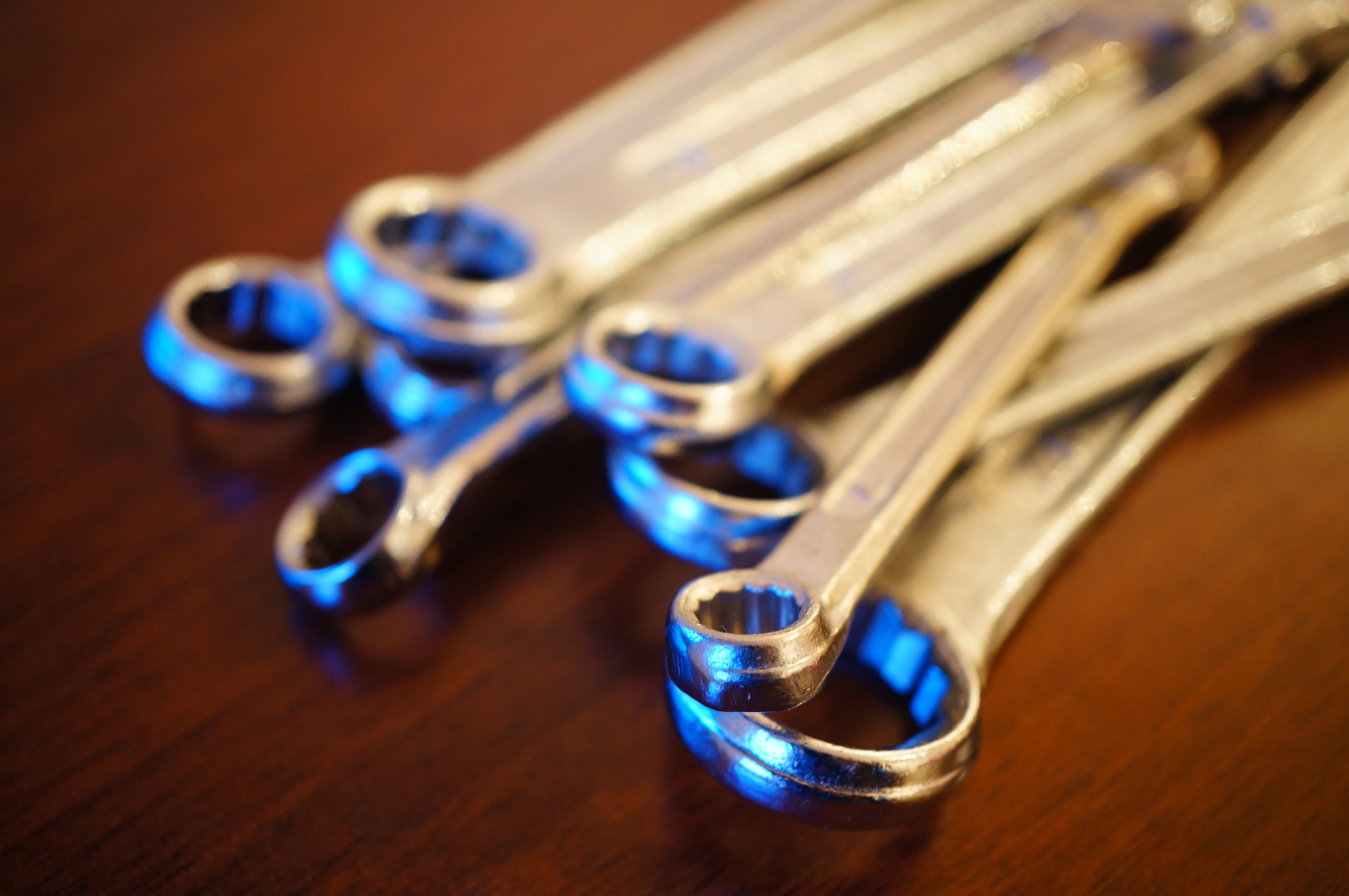 Sony Alpha NEX-5N + Sony E 30mm F3.5 Macro sample photo. Wrench variation photography