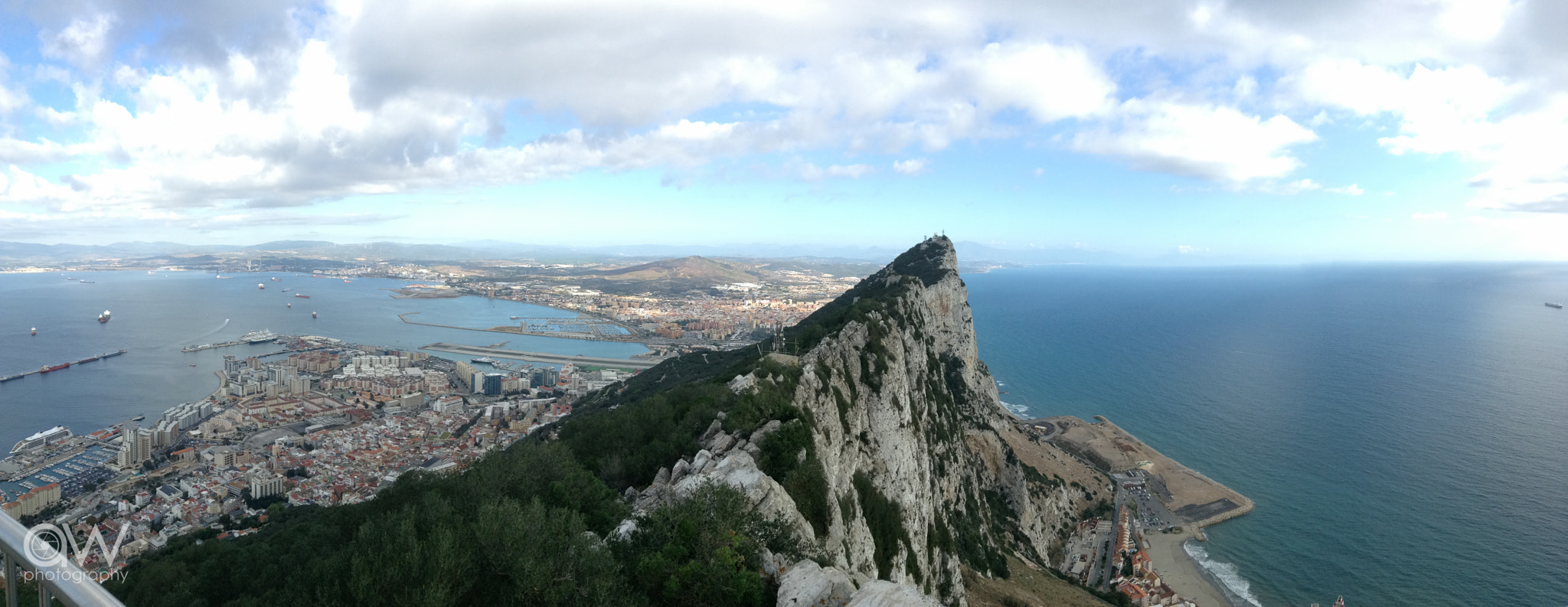 iPod touch back camera 3.3mm f/2.4 sample photo. Gibraltar's rock photography