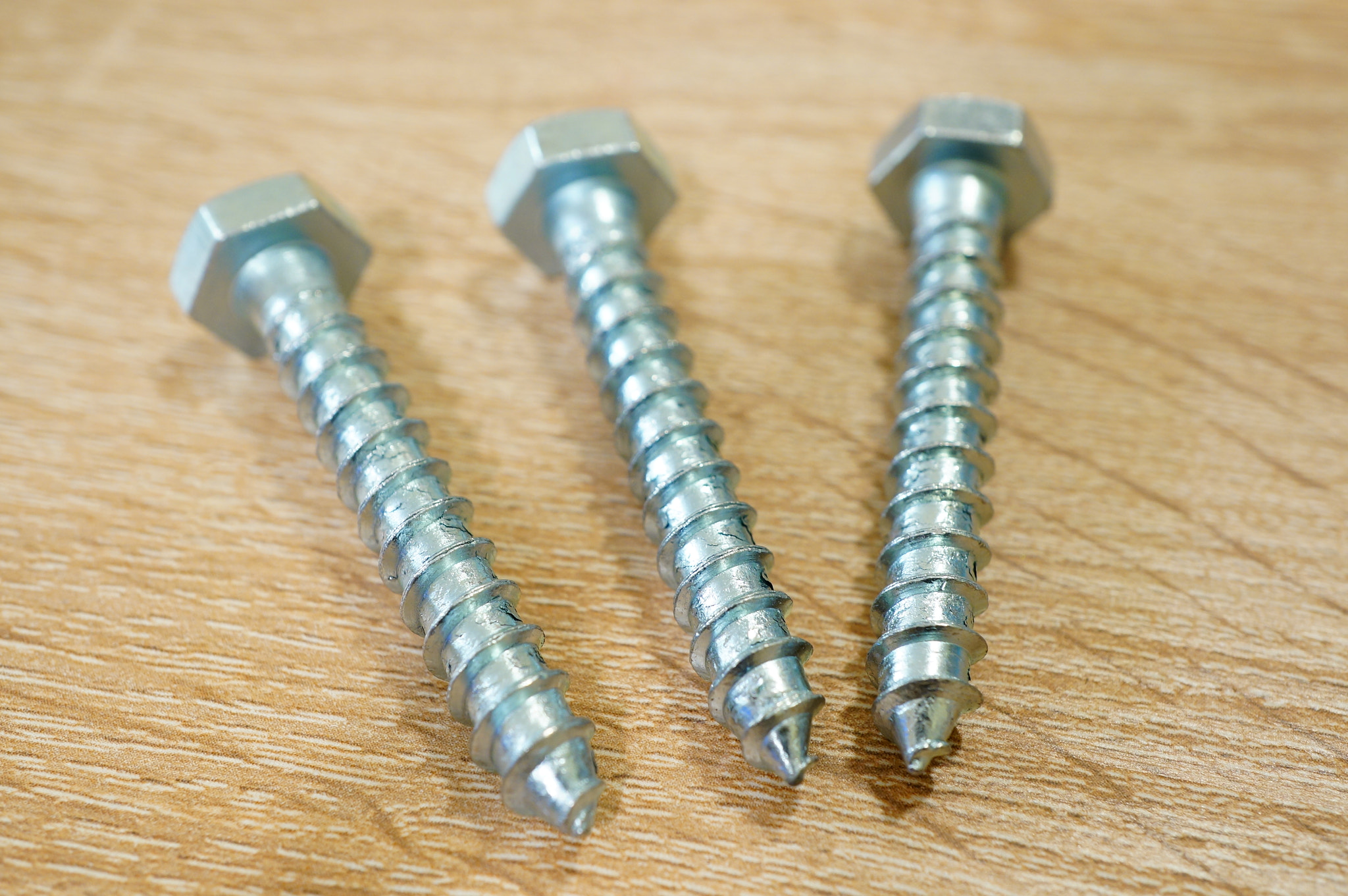 Sony Alpha NEX-6 + Sony E 30mm F3.5 Macro sample photo. Three screws photography