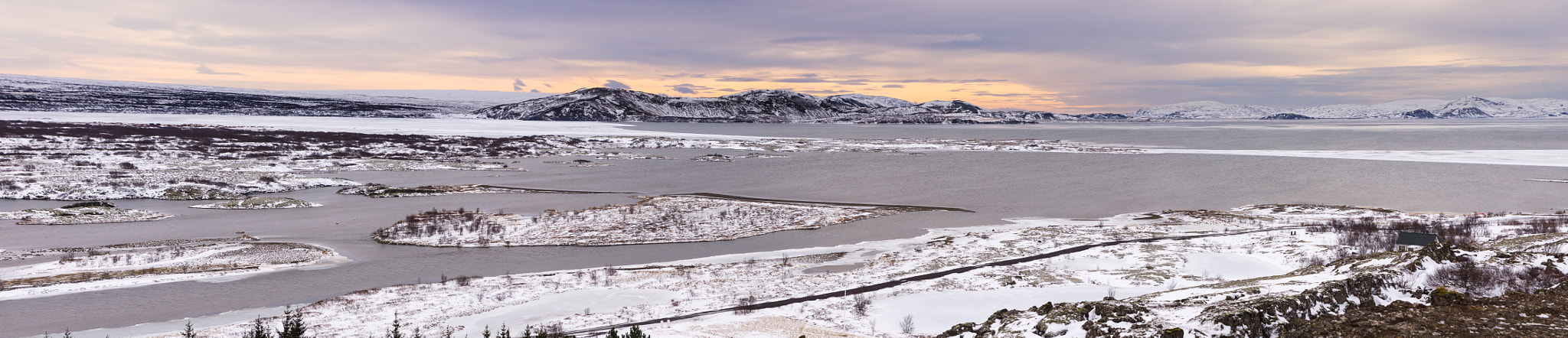 Sony SLT-A65 (SLT-A65V) + Tamron SP 24-70mm F2.8 Di VC USD sample photo. Thingvellir panorama photography