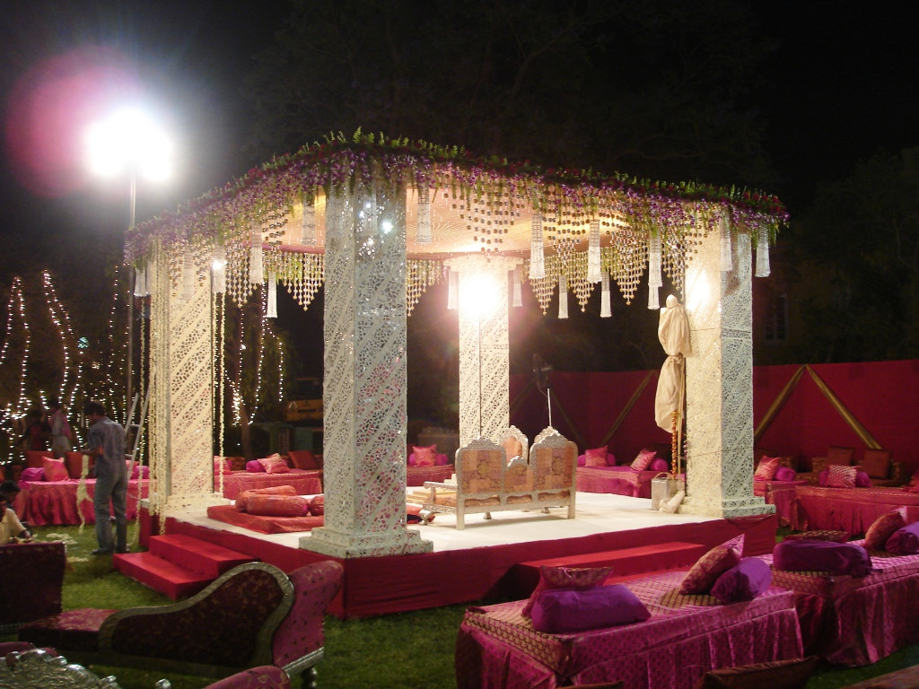 Sony DSC-W7 sample photo. Indian wedding decoration images photography