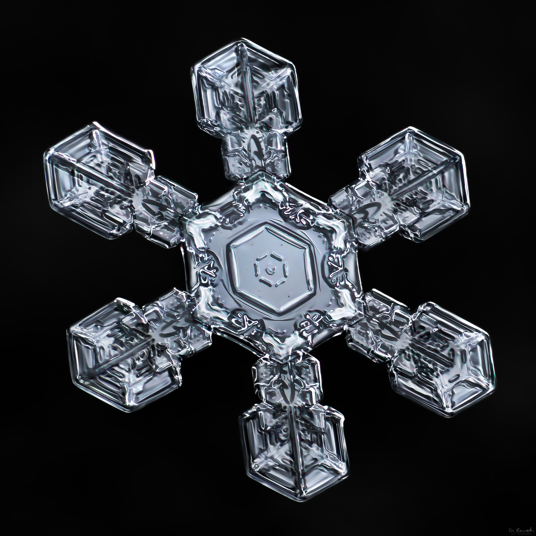 Canon MP-E 65mm F2.5 1-5x Macro Photo sample photo. Snowflake-a-day #46 photography