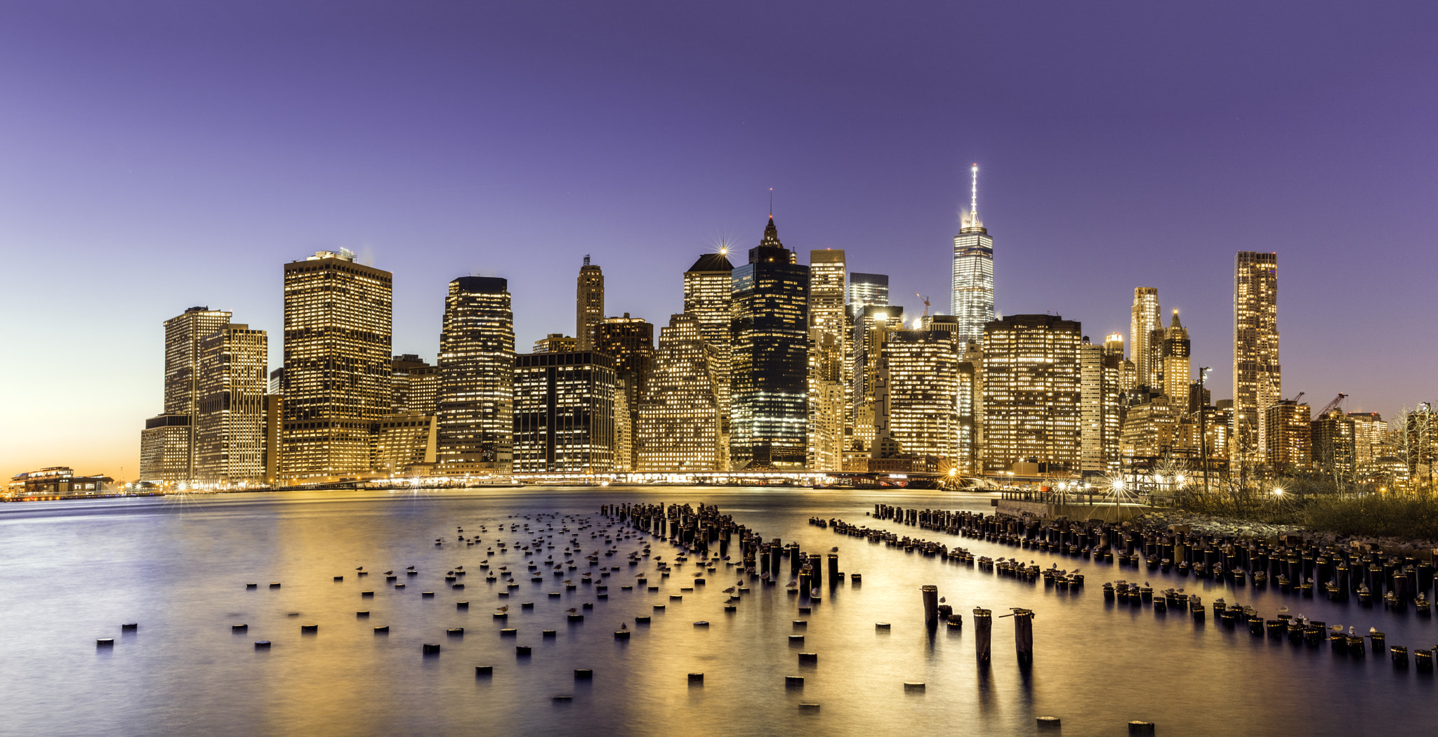 Canon EF 24-70mm F2.8L II USM sample photo. Sunset in new york city photography