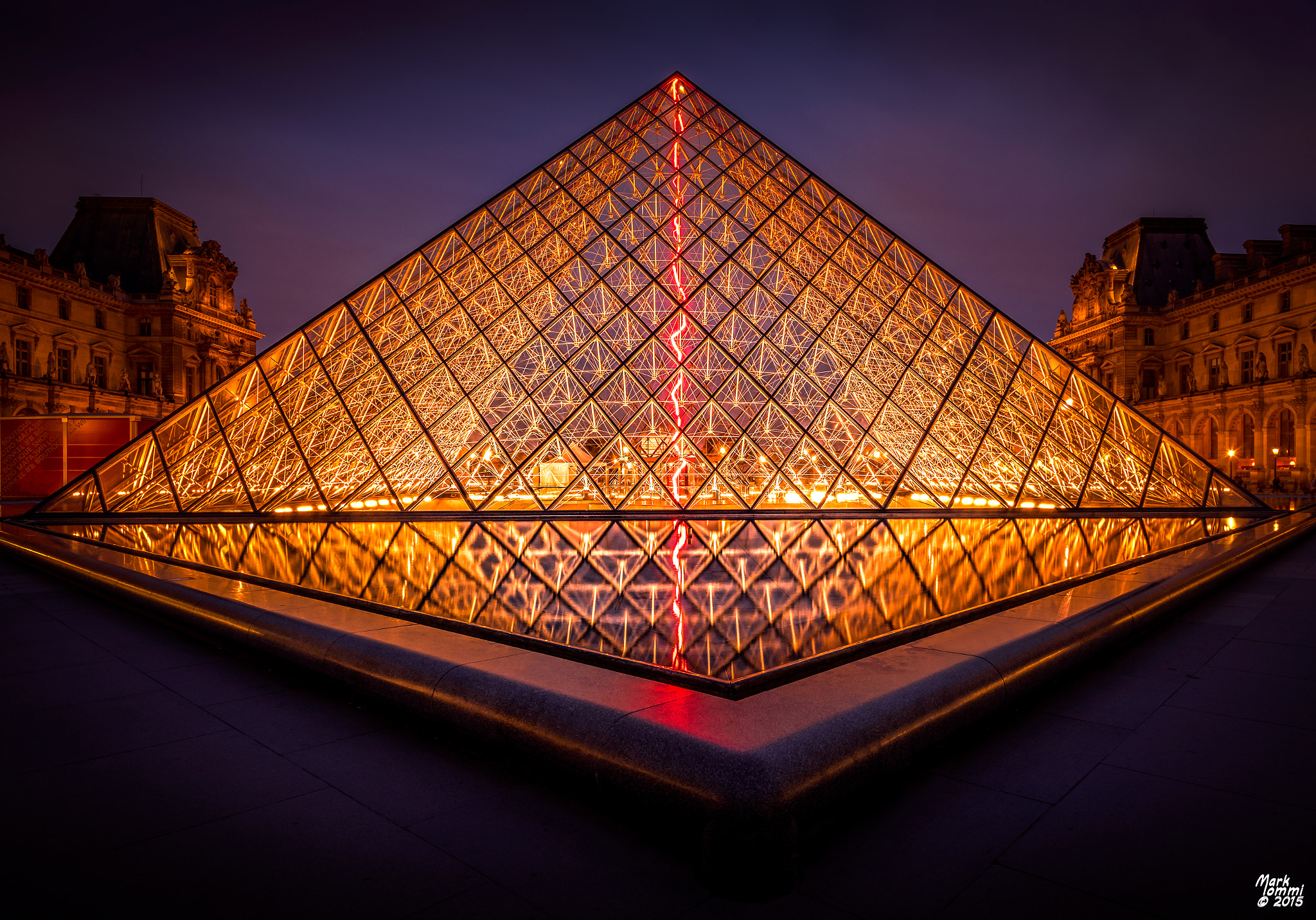Pentax K-3 + Sigma 8-16mm F4.5-5.6 DC HSM sample photo. The pyramid at the louvre photography