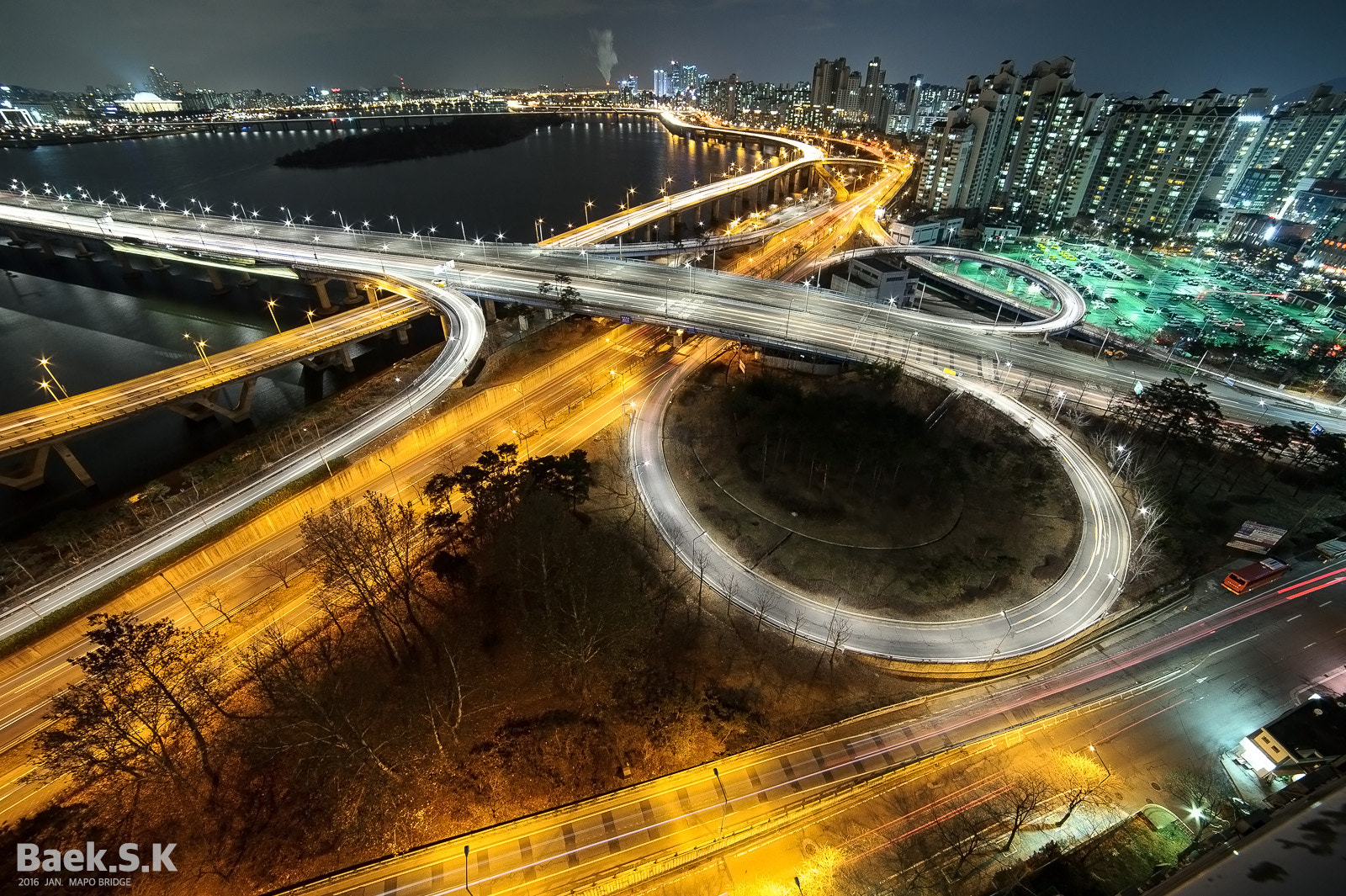 Nikon D3S sample photo. Mapo bridge photography