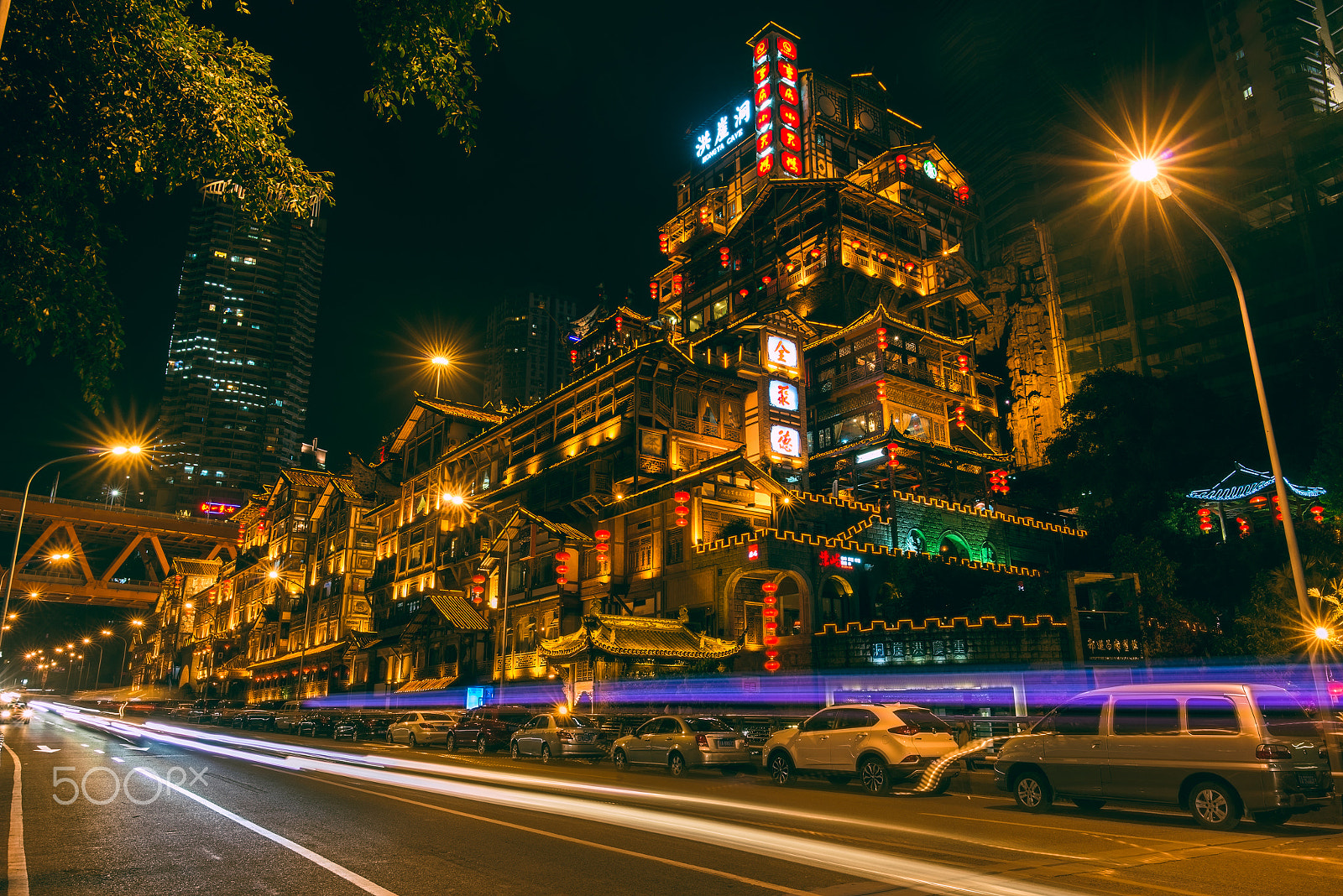 ZEISS Distagon T* 25mm F2 sample photo. Nightscape at chongqing photography