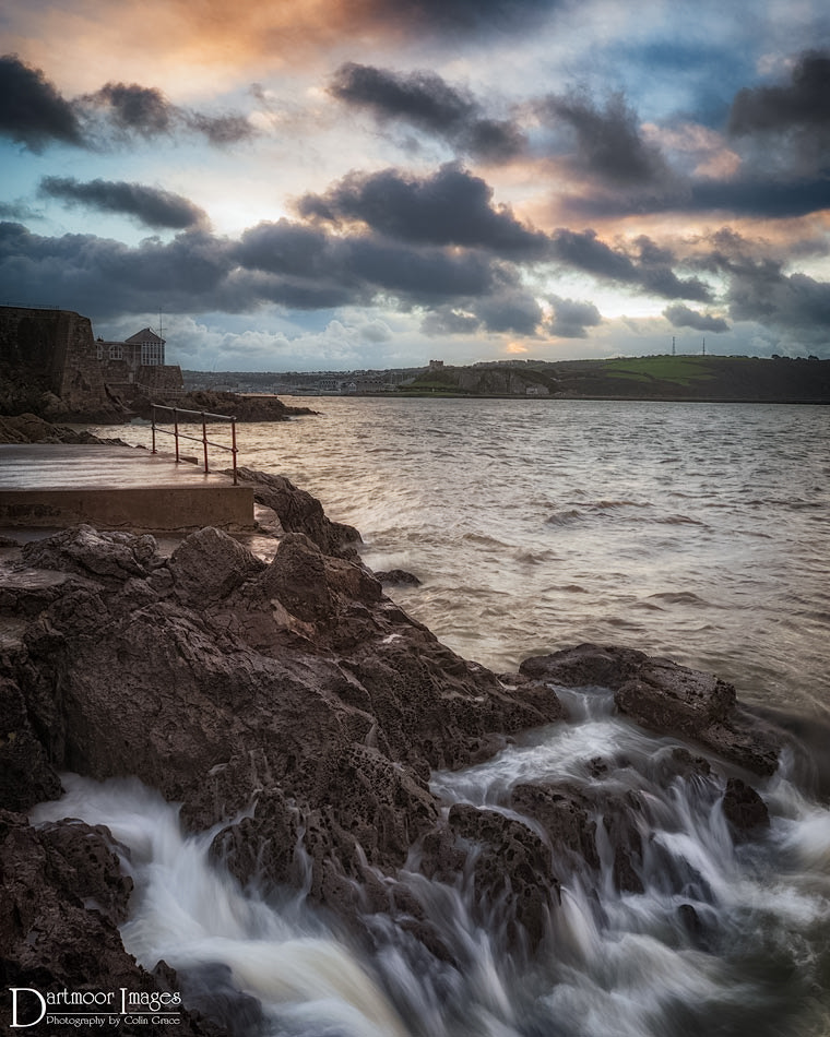 Nikon D700 + Nikon PC-E Nikkor 24mm F3.5D ED Tilt-Shift sample photo. Plymouth sunrise photography