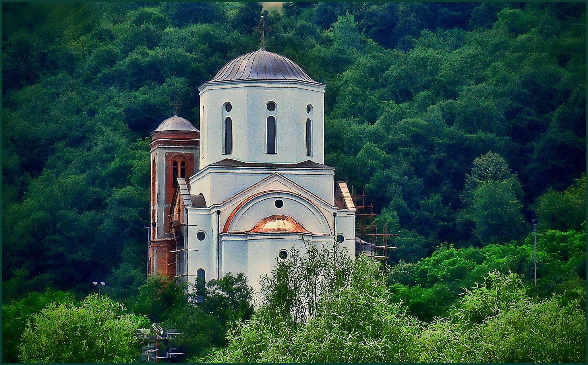 Fujifilm FinePix Z200FD sample photo. Church in serbia photography