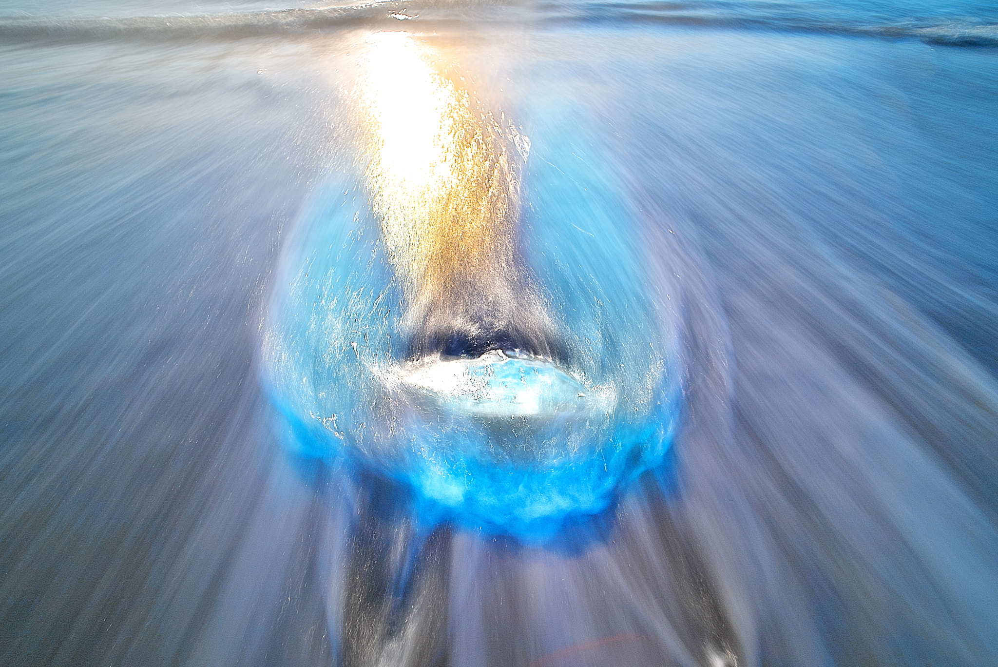 Sony a7S sample photo. Ice stream photography