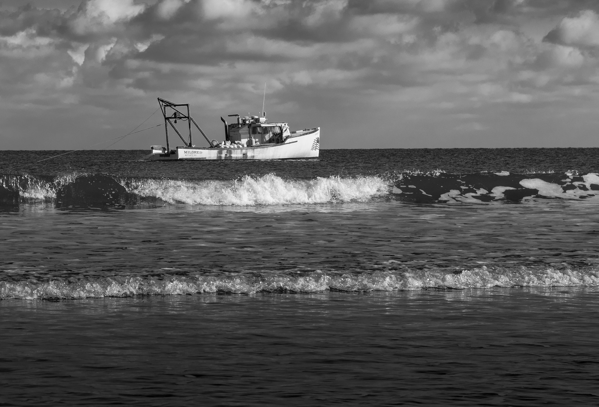 Pentax K-3 sample photo. Dragger off nantasket beach photography