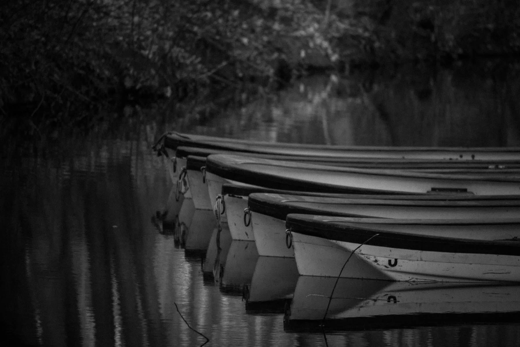 Canon EF-S 55-250mm F4-5.6 IS STM sample photo. Boats holding winter sleep photography