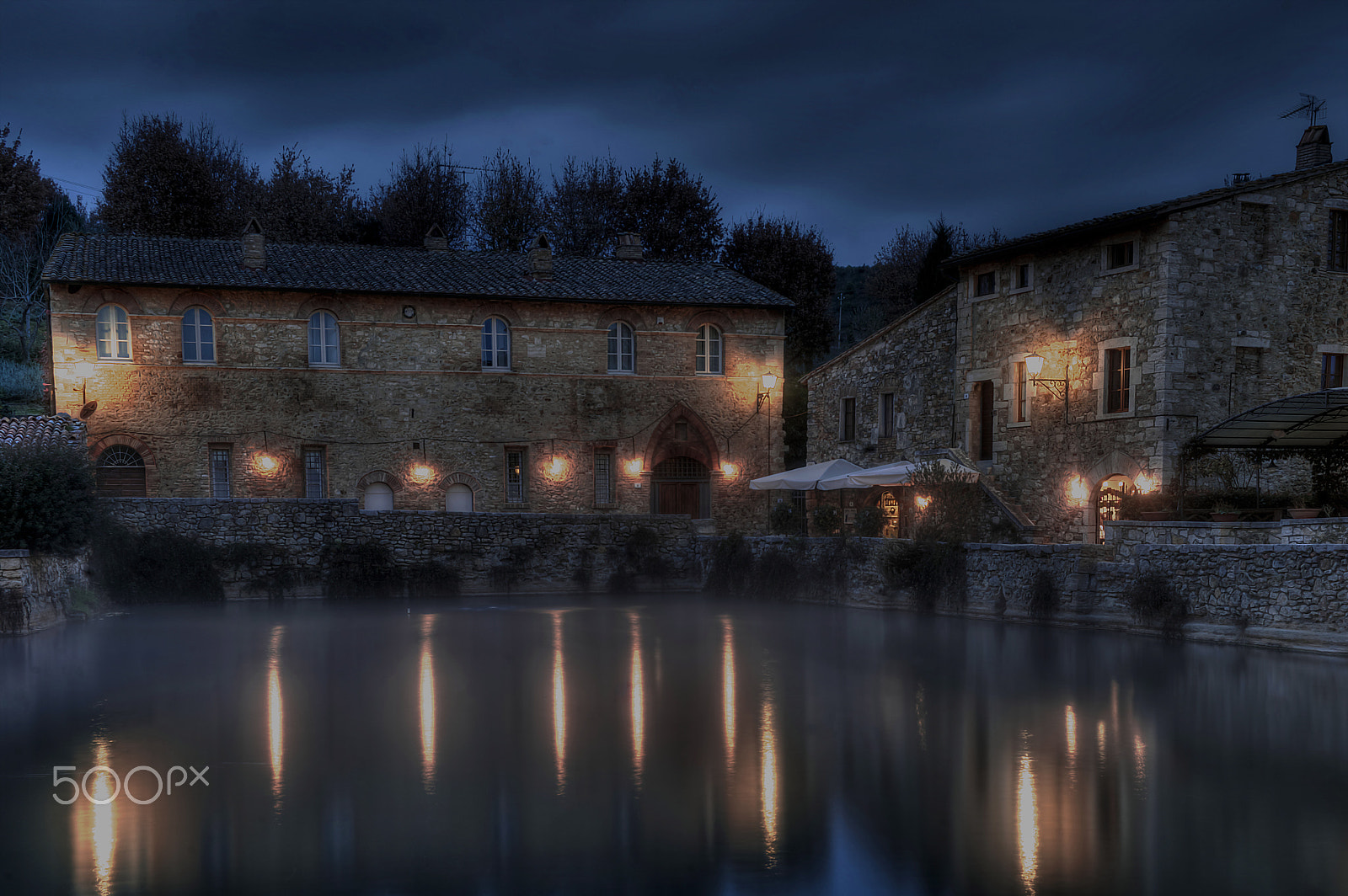 Nikon PC-E Nikkor 45mm F2.8D ED Tilt-Shift sample photo. Bagno vignoni photography