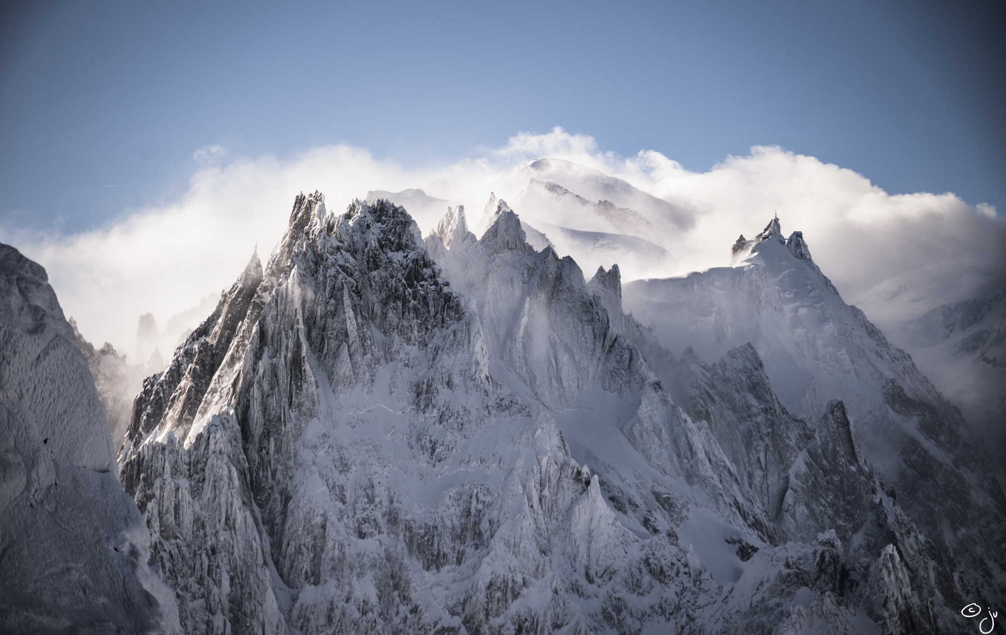 Nikon D3 sample photo. Massif du mt blanc photography