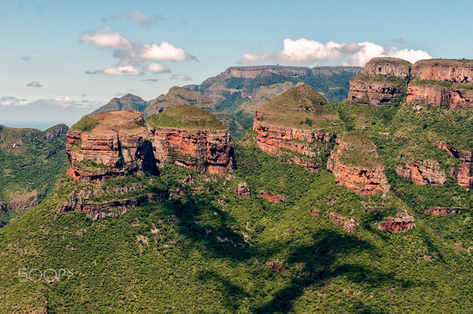 Nikon D300S + Nikon AF-S Nikkor 14-24mm F2.8G ED sample photo. The three rondavels, in mpumalanga (south africa) photography