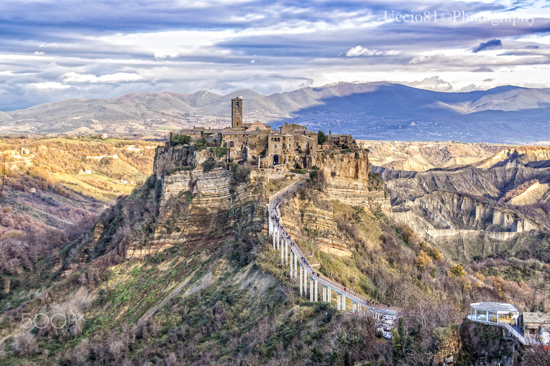 Sony Alpha DSLR-A580 + Sigma 17-70mm F2.8-4.5 (D) sample photo. Civita di bagnoregio photography