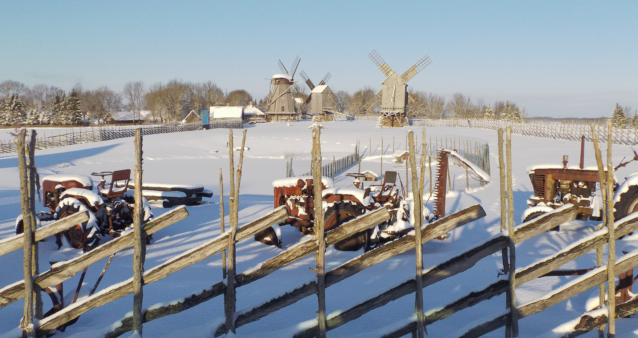 Pentax Optio VS20 sample photo. Winter in saaremaa photography
