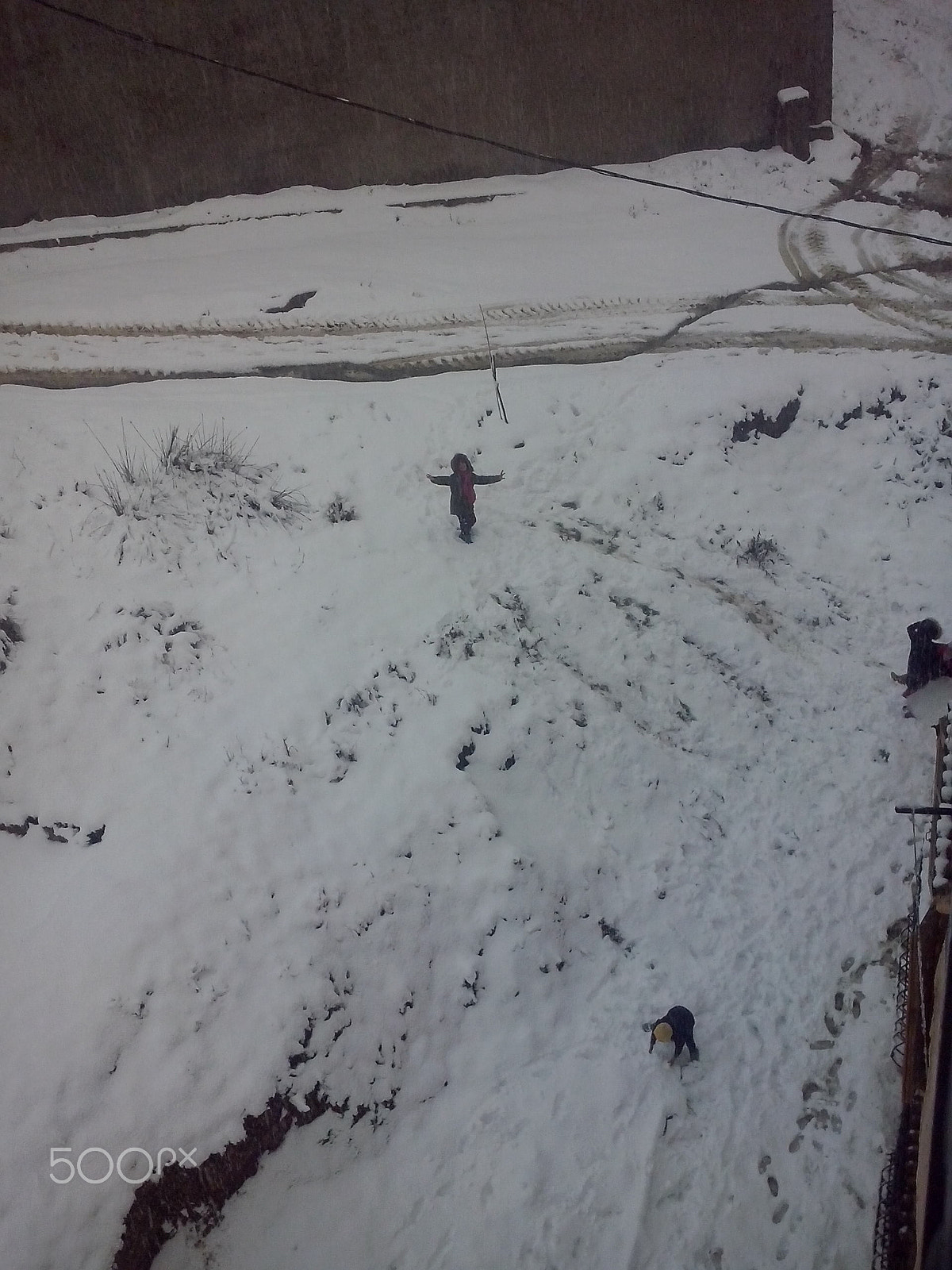 LG OPTIMUS L5 II sample photo. Snow photography