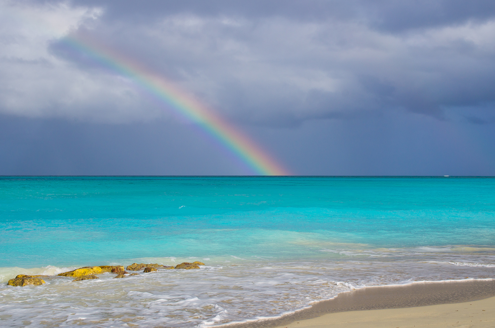 Sony SLT-A55 (SLT-A55V) sample photo. After the storm, turks and caicos photography