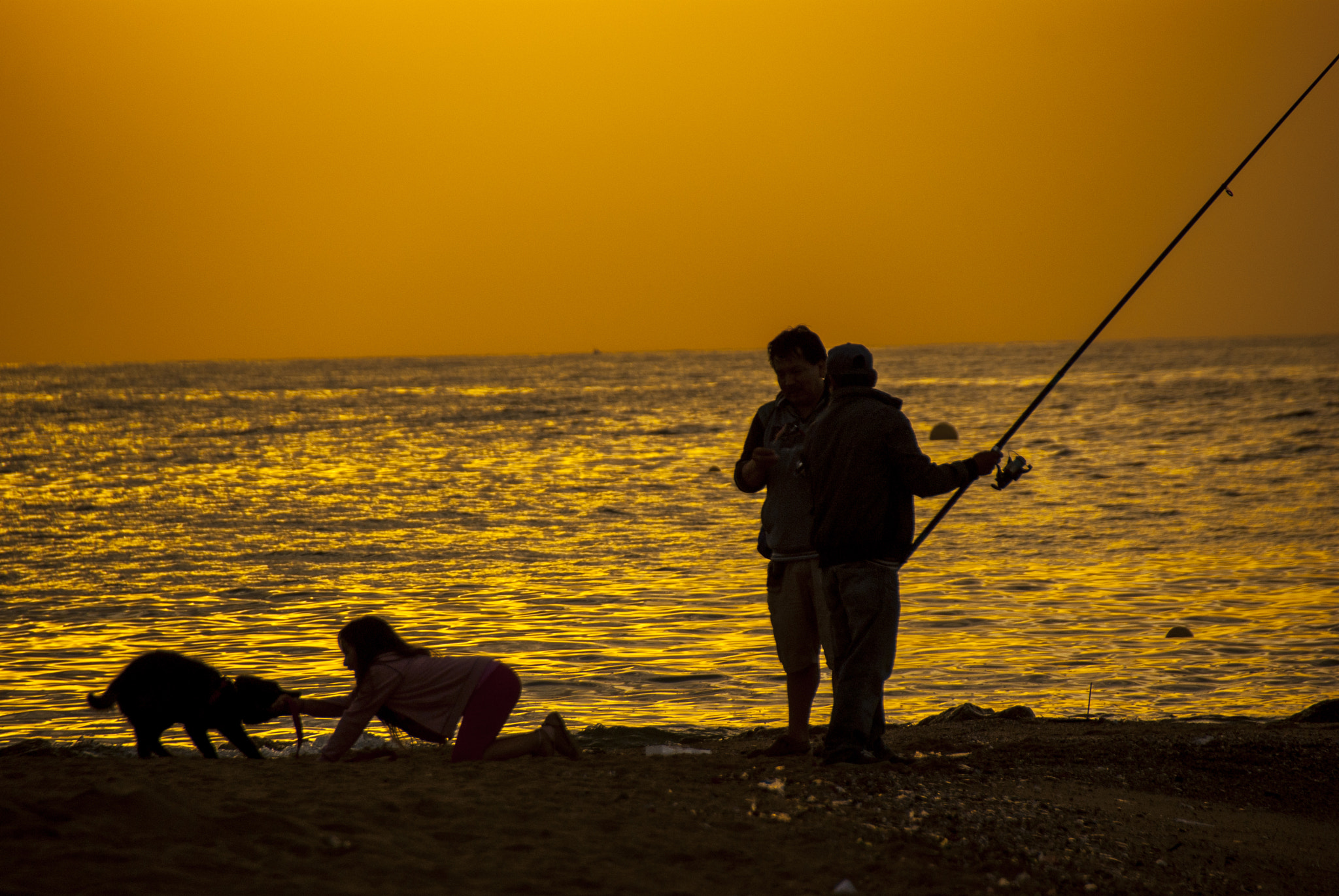 Sony Alpha DSLR-A300 sample photo. Girl & dog photography