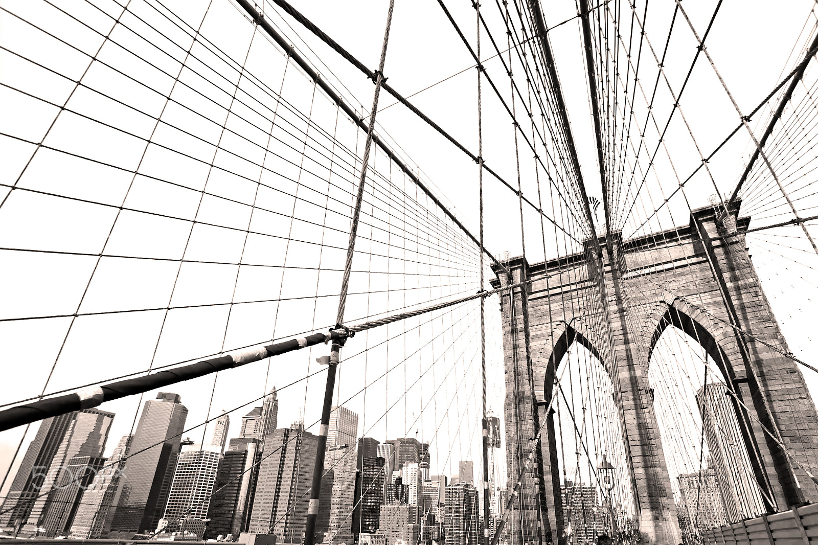 Minolta AF 17-35mm F3.5 G sample photo. Manhattan bridge, new york city. usa. photography