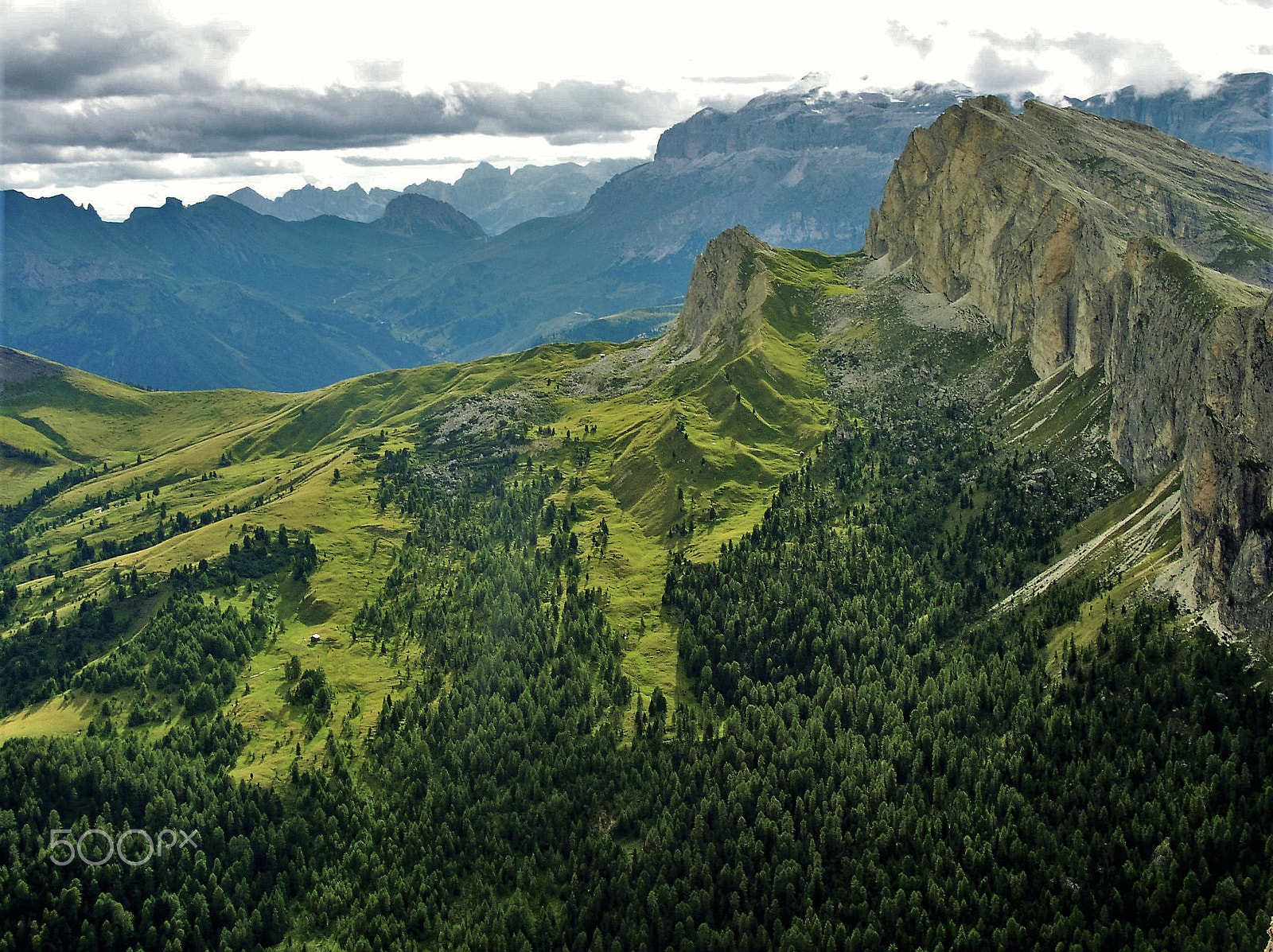Olympus C4100Z,C4000Z sample photo. Im herz der dolomiten / heart of the dolomites photography