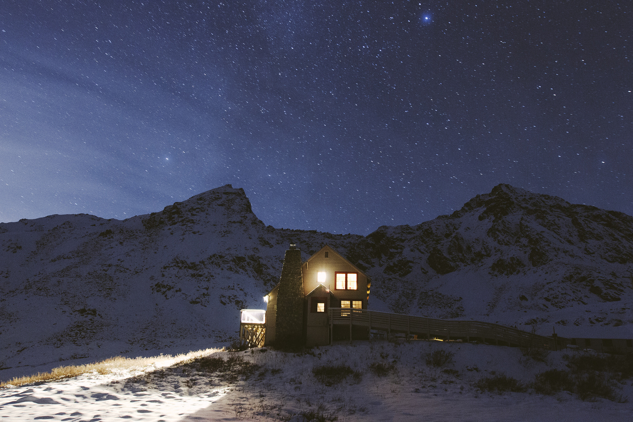 Canon EF 16-35mm F2.8L II USM sample photo. Night on hatchers pass photography