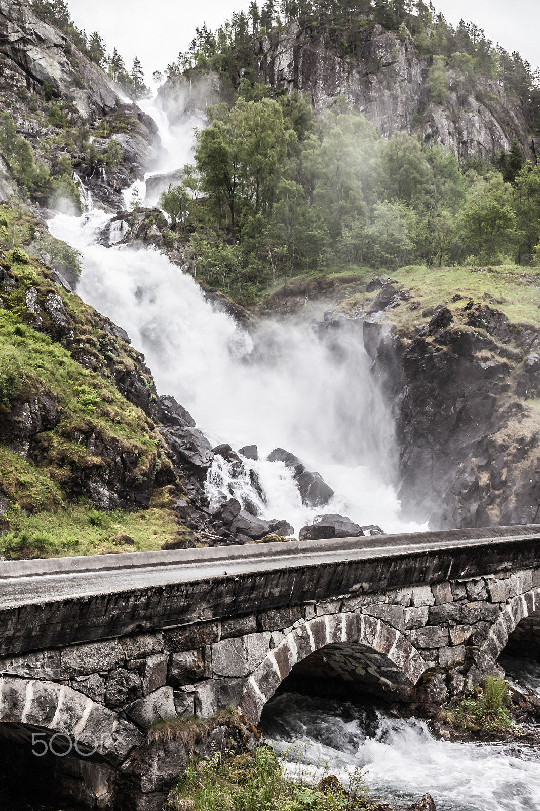 Sigma 18-250mm F3.5-6.3 DC OS HSM sample photo. Waterfall in norway photography