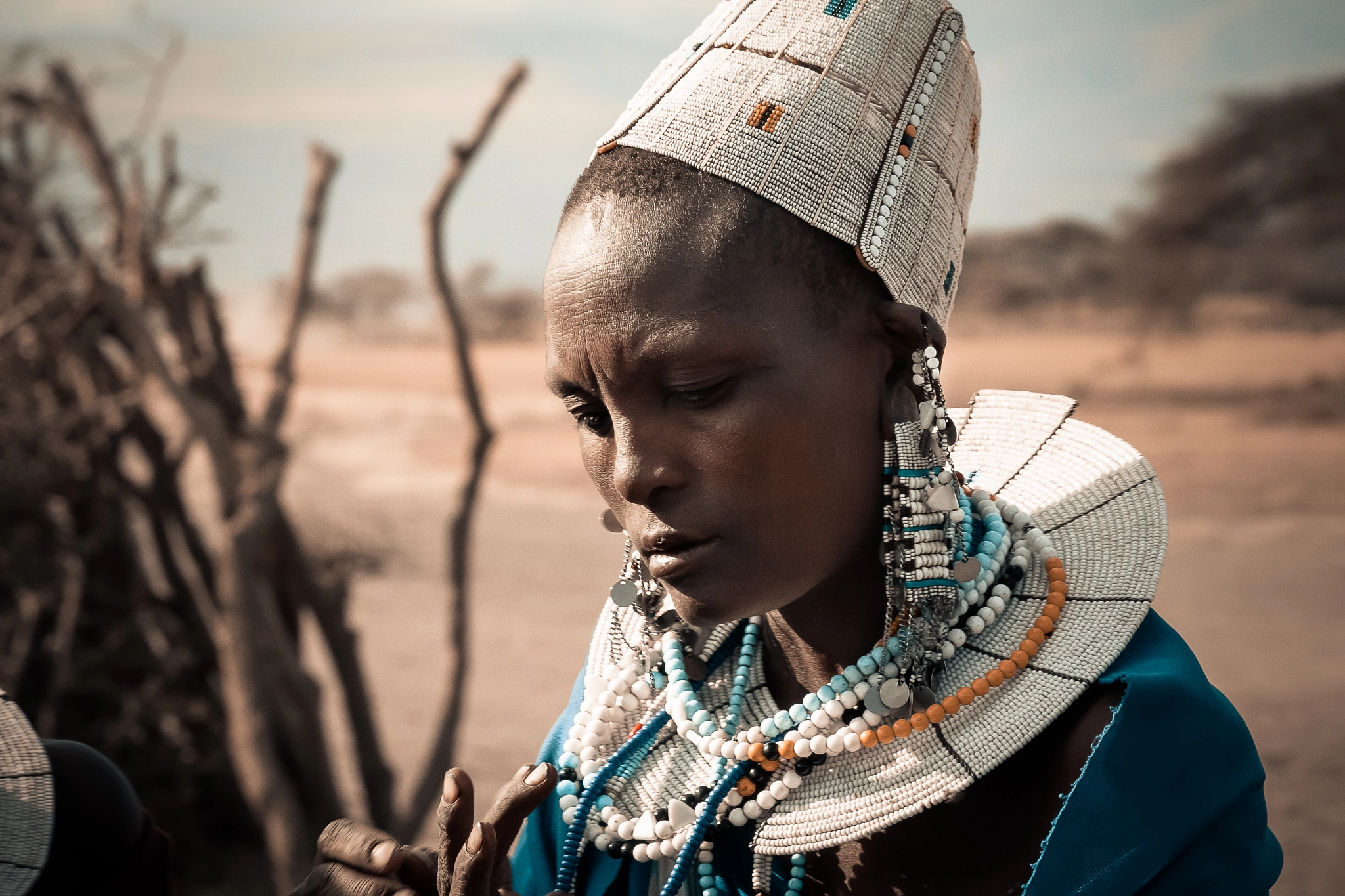 Sigma 70-300mm F4-5.6 APO DG Macro sample photo. The masaai lady 1 photography