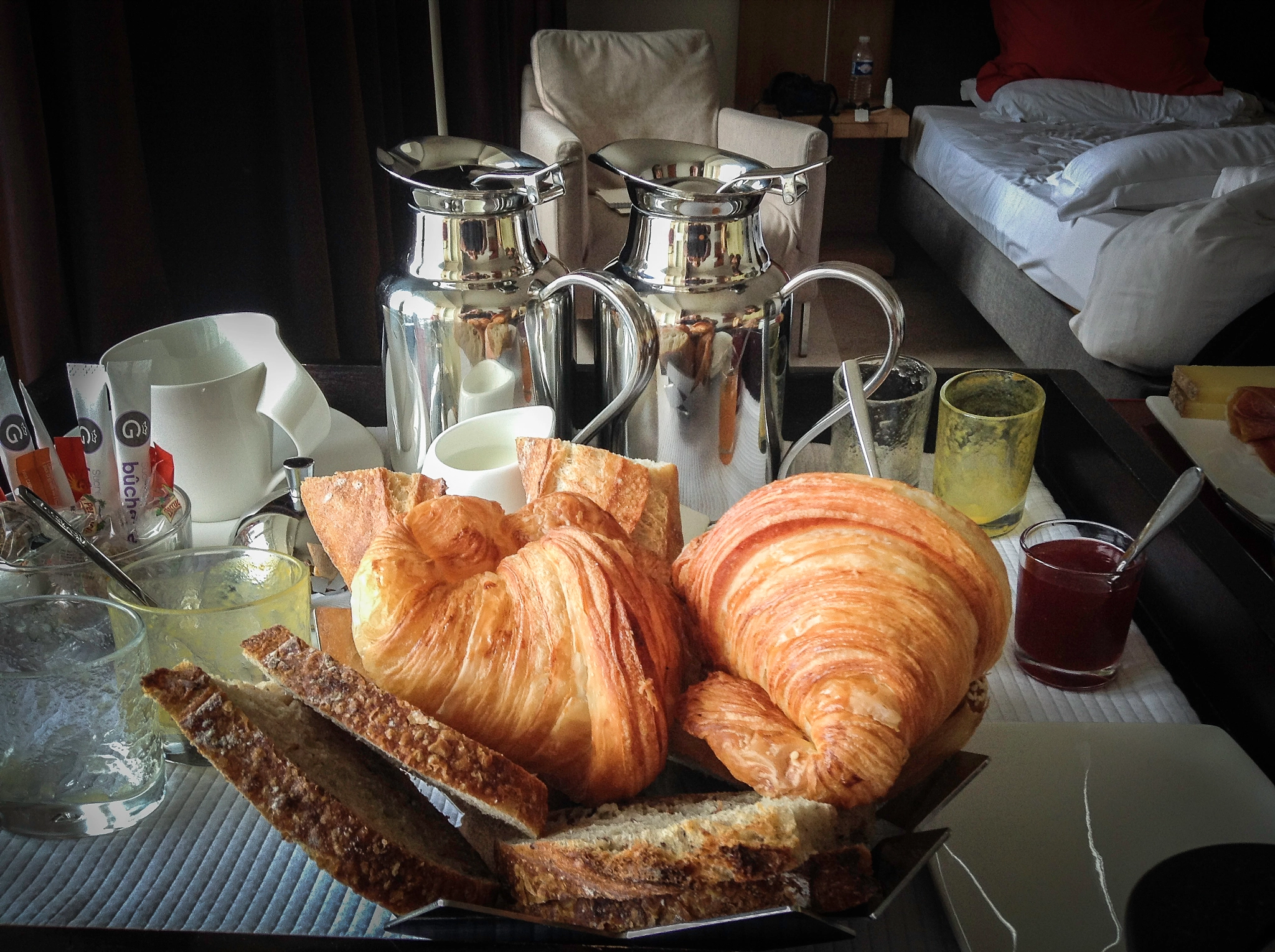 iPod touch back camera 3.3mm f/2.4 sample photo. Hotel breakfast photography