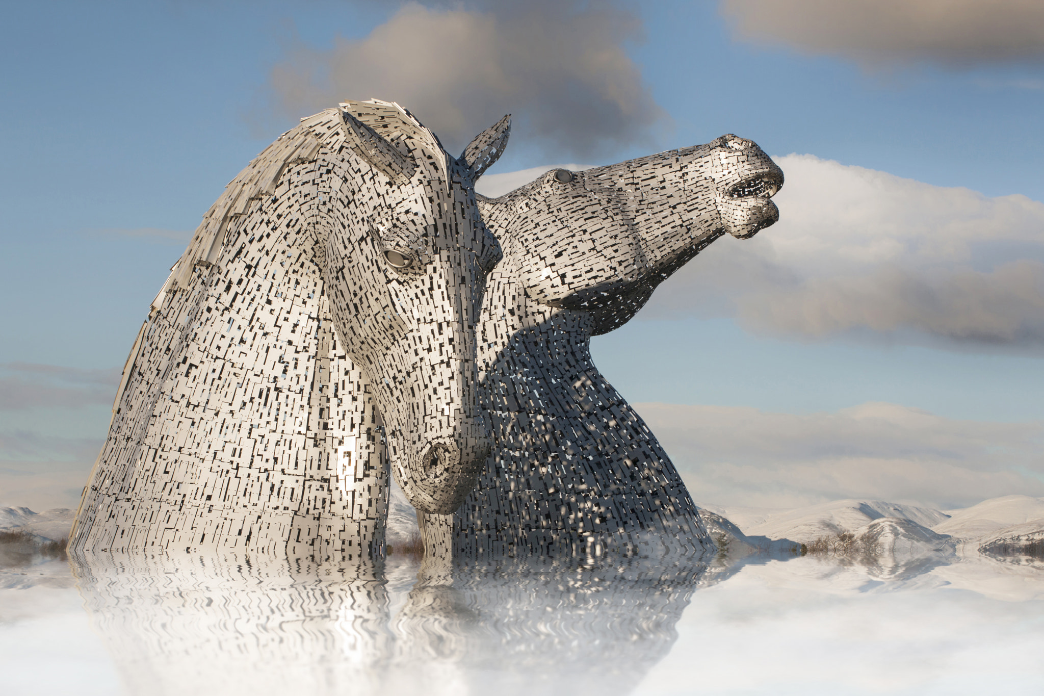 Canon EOS-1Ds Mark III sample photo. Kelpies photography