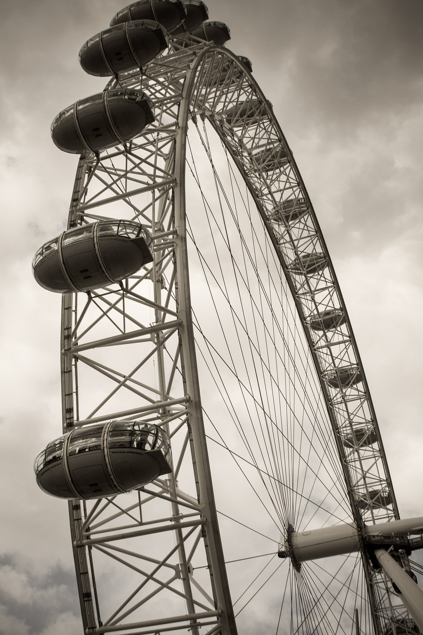 Canon EF 28-135mm F3.5-5.6 IS USM sample photo. The london eye photography