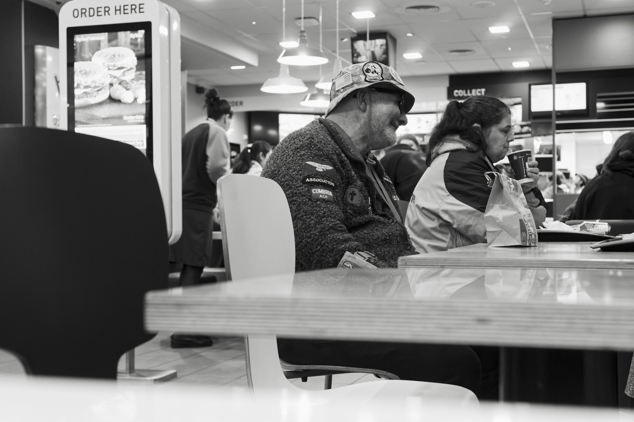 Sony Alpha DSLR-A900 + Minolta AF 50mm F1.7 sample photo. Mcdonald's reading town centre photography