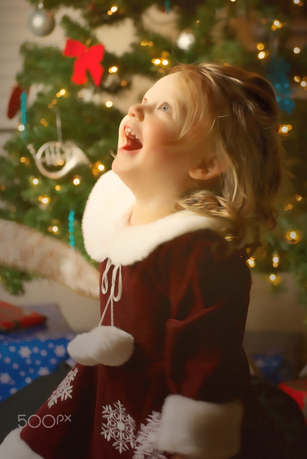 Nikon D40X sample photo. The joy of christmas photography