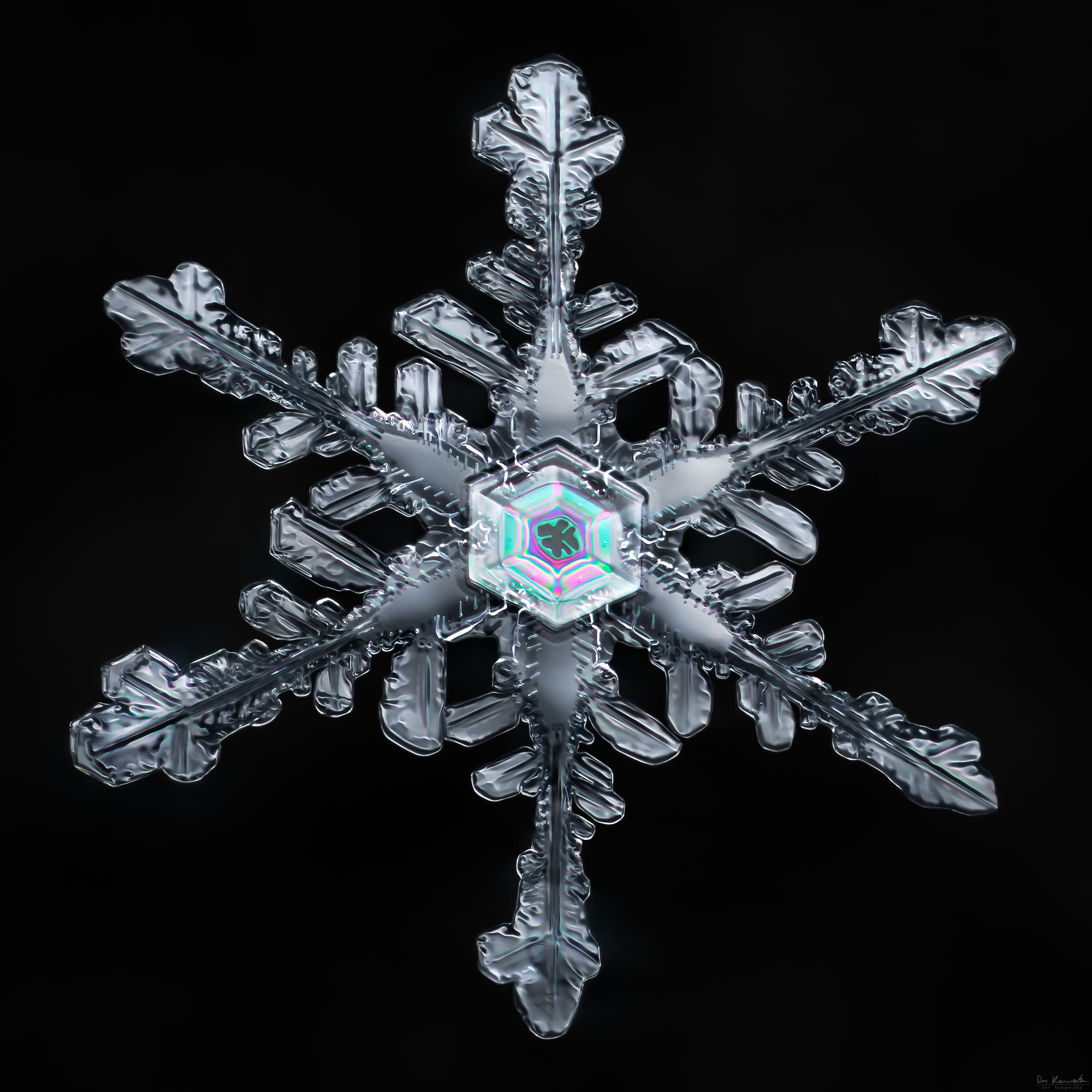Canon MP-E 65mm F2.5 1-5x Macro Photo sample photo. Snowflake-a-day #47 photography
